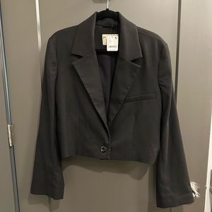 We the Free Block Party Cropped Blazer Large